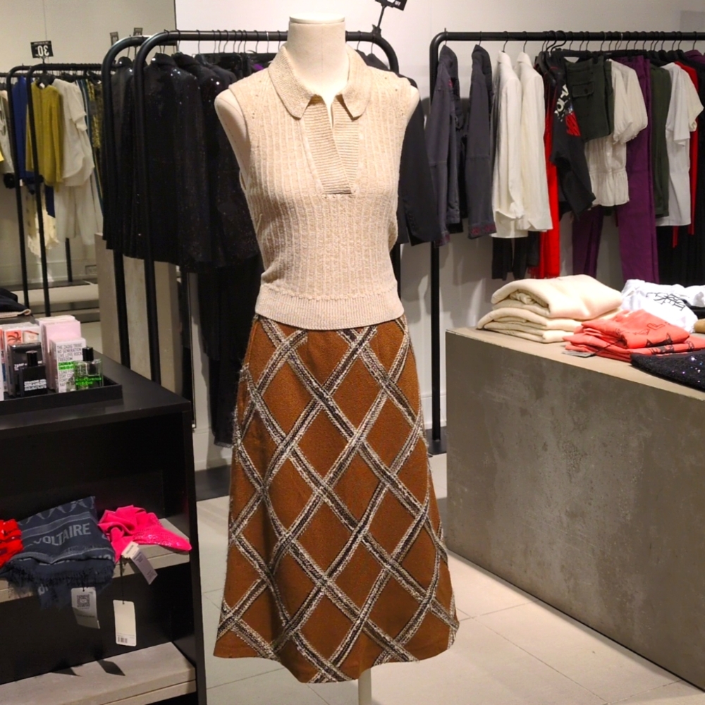 arola made in Finland wool skirt with lining Small (4 to 6)